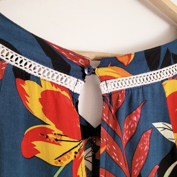 Floral Boho Kimono Jumpsuit Romper - Picture 9 of 16